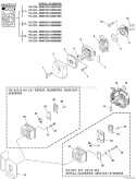 Page G Diagram and Parts List for HC-231 07001101 - 07999999 Echo Hedge Trimmer