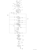 Page B Diagram and Parts List for HC-231 07001101 - 07999999 Echo Hedge Trimmer