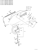 Page G Diagram and Parts List for HC-230 05003401 - 05999999 Echo Hedge Trimmer