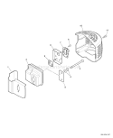 Page E Diagram and Parts List for HC-235 S64811010377 - S64811999999 Echo Hedge Trimmer