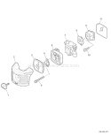 Page J Diagram and Parts List for HC-235 S64811010377 - S64811999999 Echo Hedge Trimmer