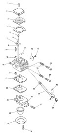 Part Location Diagram of 12531851030 Echo Needle - Low Speed