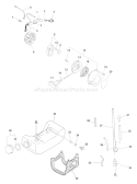 Page F Diagram and Parts List for HCA-2400 Type 1E Echo Hedge Trimmer