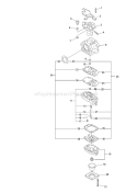 Page B Diagram and Parts List for HCA-260 07001001 - 07999999 Echo Hedge Trimmer