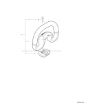 Part Location Diagram of C423001010 Echo Fixture-Handle
