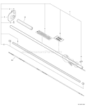 Page L Diagram and Parts List for HCA-265 S71712001874 - S71712999999 Echo Hedge Trimmer