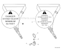 Shoulder Harness Diagram and Parts List for HCA-266 T43213001001-T43213999999 Echo Hedge Trimmer
