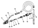 Part Location Diagram of 7310031189 Echo Connector, Sand Tube