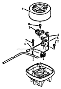 Part Location Diagram of 15620004631 Echo Flywheel