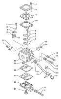 Page A Diagram and Parts List for K-3S  Echo Trimmer