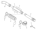Part Location Diagram of 21200507560 Echo Tube-blower-swivel
