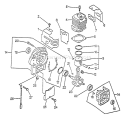 Part Location Diagram of V103000000 Echo Gasket-intake
