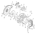 Part Location Diagram of 10491308360 Echo Bracket-Engine