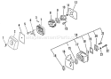 Page F Diagram and Parts List for LHD-1700 002838-004337 Echo Hedge Trimmer