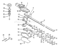 Page D Diagram and Parts List for LHD-1700 After S/N 001001-002837 Echo Hedge Trimmer