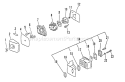 Page F Diagram and Parts List for LHD-1700 After S/N 001001-002837 Echo Hedge Trimmer