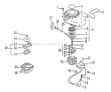 Page G Diagram and Parts List for LHD-1700 After S/N 001001-002837 Echo Hedge Trimmer