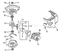 Page B Diagram and Parts List for LHD-1700 After S/N 004338 Echo Hedge Trimmer