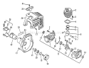 Part Location Diagram of 10151453130 Echo Cover, Engine
