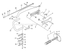 Page D Diagram and Parts List for LHS-3000 001001-002501 Echo Hedge Trimmer