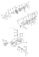 Page E Diagram and Parts List for LHS-3000 After S/N 002502 Echo Hedge Trimmer