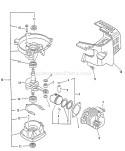 Page B Diagram and Parts List for LHS-4050 After S/N 001001 Echo Hedge Trimmer