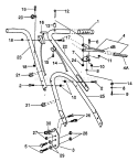 Page B Diagram and Parts List for LMC-212  Echo Lawn Mower