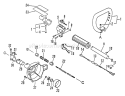Page B Diagram and Parts List for LST-2100 001001-003000 Echo Trimmer