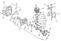 Part Location Diagram of 10010451230 Echo Crankshaft Asy