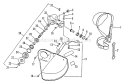 Part Location Diagram of C535000160 Echo Fixture Blade