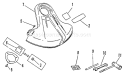 Page G Diagram and Parts List for LST-2400  Echo Trimmer
