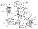 Page C Diagram and Parts List for M14VB2Z0 M14V B2Z0 Echo Lawn Mower