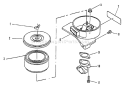Page F Diagram and Parts List for M14VB2Z0 M14V B2Z0 Echo Lawn Mower
