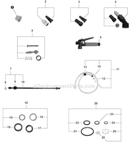 Part Location Diagram of 99944100482 Shindaiwa Trimmer Brass Adjustable Nozzle