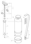 Part Location Diagram of 4365000 Echo Base-Tank - Ms-20