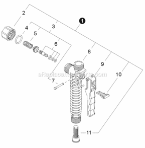 Part Location Diagram of CN010172 Echo Pin, Trigger
