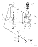 Part Location Diagram of 4176000 Echo Tank Base Asy