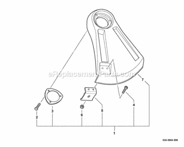 Debris_Shield_-_Plastic Diagram and Parts List for PAS-225SB T44811001001 - T44811999999 Echo Trimmer