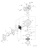 Carburetor - Rb-K93 Diagram and Parts List for PAS-225 S59511001001-S59511003000 Echo Trimmer
