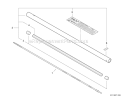 Driveshaft, Pipe Assembly, And Grass Trimmer Attachment Diagram and Parts List for PAS-225 S59511001001-S59511003000 Echo Trimmer