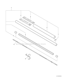 Hedge Trimmer Attachment - Main Pipe Assembly, Driveshaft Diagram and Parts List for PAS-225 S59511001001-S59511003000 Echo Trimmer