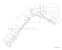 Gear Case - Grass Trimmer Attachment Diagram and Parts List for PAS-225 S59511003001-S59511999999 Echo Trimmer