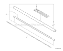 Main Pipe Assembly, Flexible Driveshaft, Grass Trimmer Attachment Diagram and Parts List for PAS-225 S59511003001-S59511999999 Echo Trimmer
