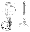 Shoulder Harness Kit And Accessories Diagram and Parts List for PAS-225 S59511003001-S59511999999 Echo Trimmer