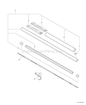 Hedge Trimmer - Main Pipe, Driveshaft Diagram and Parts List for PAS-225 S59511003001-S59511999999 Echo Trimmer