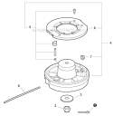 Rapid Loader Trimmer Head Diagram and Parts List for PAS-225 S59511003001-S59511999999 Echo Trimmer