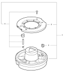 Cutting Head - 2-Line Rapid Loader Diagram and Parts List for PAS-225 S59511003001-S59511999999 Echo Trimmer