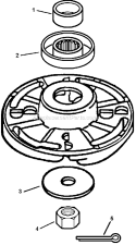 Cutting Head - Heavy Duty Fixed Line Diagram and Parts List for PAS-225 S59511003001-S59511999999 Echo Trimmer