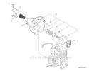 Fan Case, Clutch Diagram and Parts List for PAS-225 S59511003001-S59511999999 Echo Trimmer