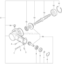 Part Location Diagram of P021049420 Echo Gear Case Assembly